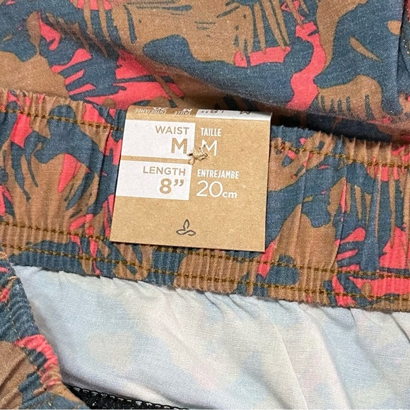 NWT Prana Men’s Metric E-Waist Short Sz M Fresca Camo 8" Drawstring - Picture 9 of 9